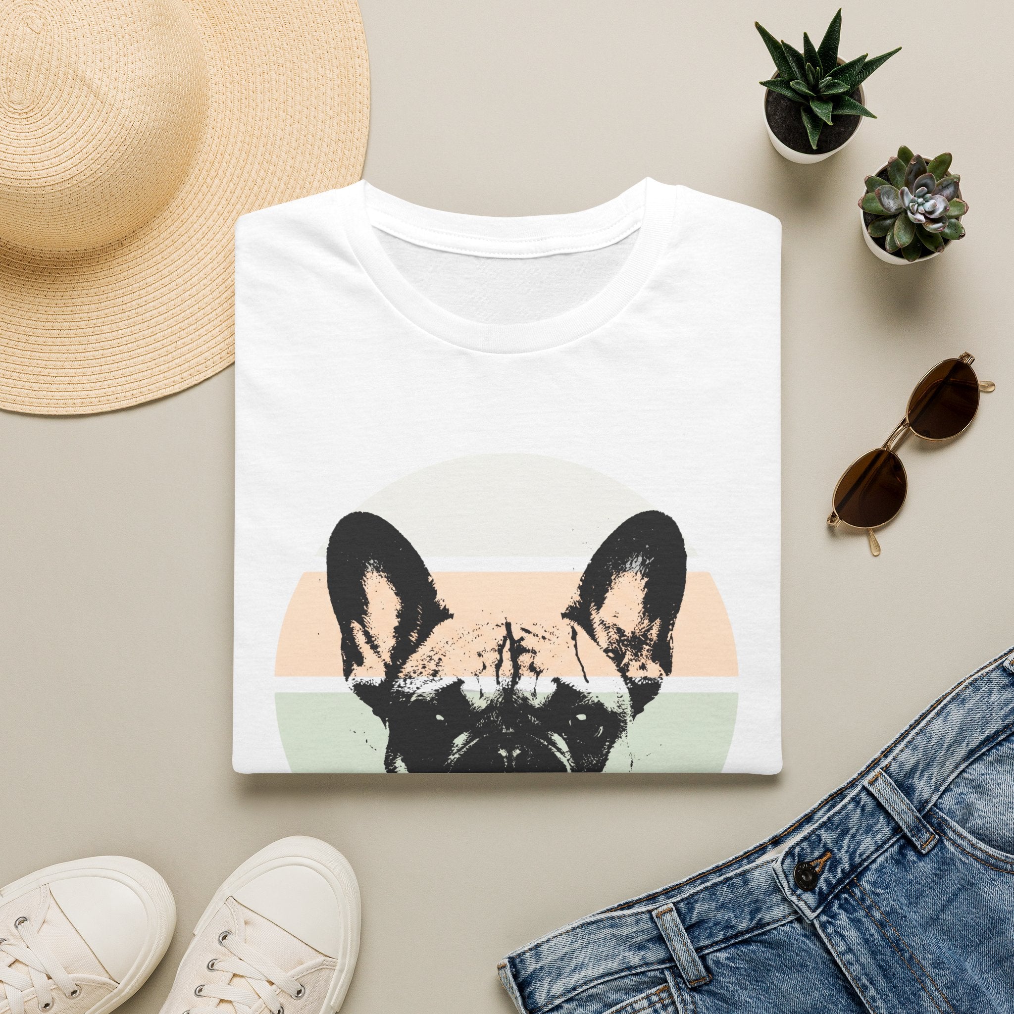 Bleached Ink Frenchie T-Shirt