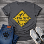 Funny 4 paw drive all terrain rated dog shirt for outdoor loving pet parents