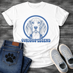 Beagle Curious Legend funny dog shirt sand color pet lover apparel tee
