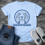 Beagle Curious Legend funny dog shirt sand color pet lover apparel tee
