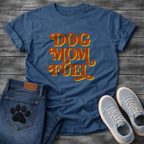 Dog Mom Fuel retro groovy funny dog parent coffee shirt
