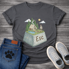 ESC Key Campground Guy funny camping shirt for dog owners and outdoor lovers