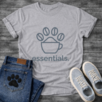 Funny dog shirt with paw print essentials design for pet parents