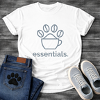 Funny dog shirt with paw print essentials design for pet parents
