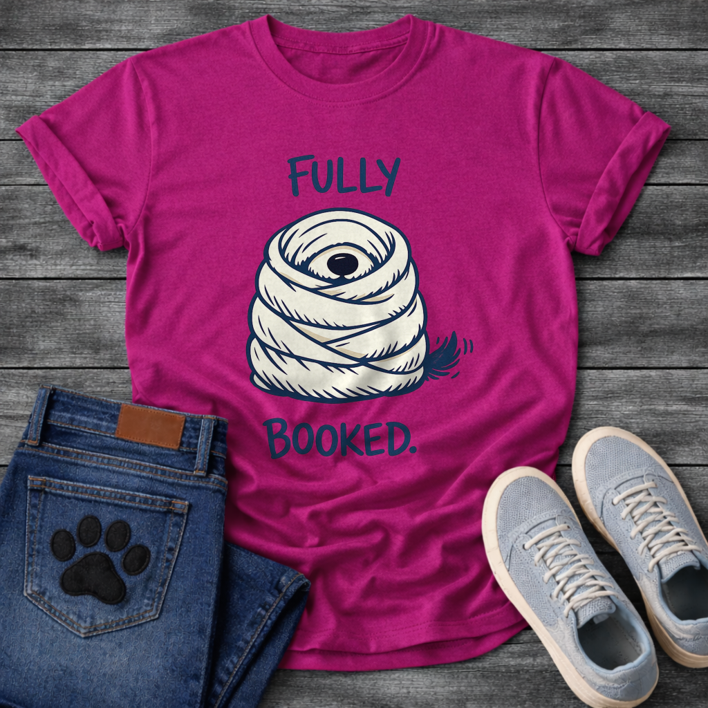 Fully Booked dog burrito funny wrapped up dog shirt
