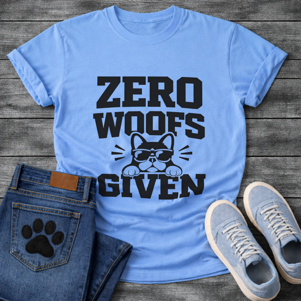 Zero Woofs Given T-Shirt