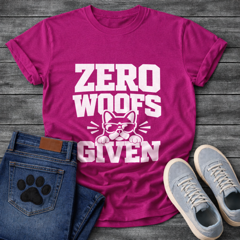 Zero Woofs Given T-Shirt
