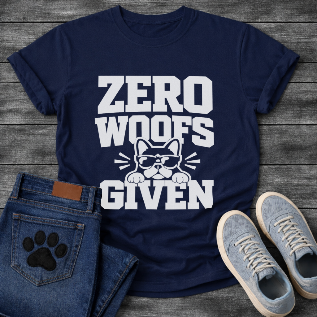 Zero Woofs Given T-Shirt