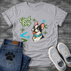 French Bulldog Good Boy funny dog shirt white retro pet lover apparel tee