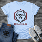 Pomeranian Little Legend funny dog shirt white fluffy dog pet lover apparel tee