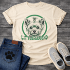 Yorkie Little Legend funny dog shirt white Yorkshire Terrier pet lover apparel
