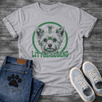 Yorkie Little Legend funny dog shirt white Yorkshire Terrier pet lover apparel
