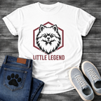 Pomeranian Little Legend funny dog shirt white fluffy dog pet lover apparel tee