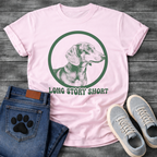 Long Story Short funny dog shirt white Dachshund pet lover apparel tee