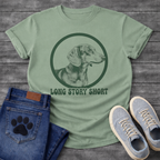 Long Story Short funny dog shirt white Dachshund pet lover apparel tee