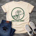 Long Story Short funny dog shirt white Dachshund pet lover apparel tee