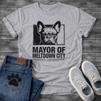 French Bulldog Mayor of Meltdown City Frenchie Jurisdiction funny dog shirt tee