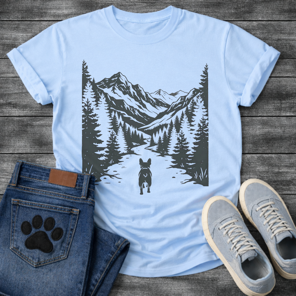 Mountain Forest Frenchie T-Shirt