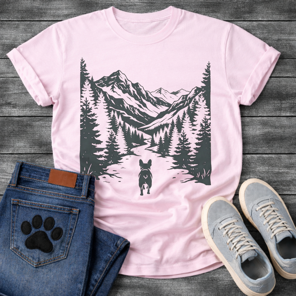 Mountain Forest Frenchie T-Shirt