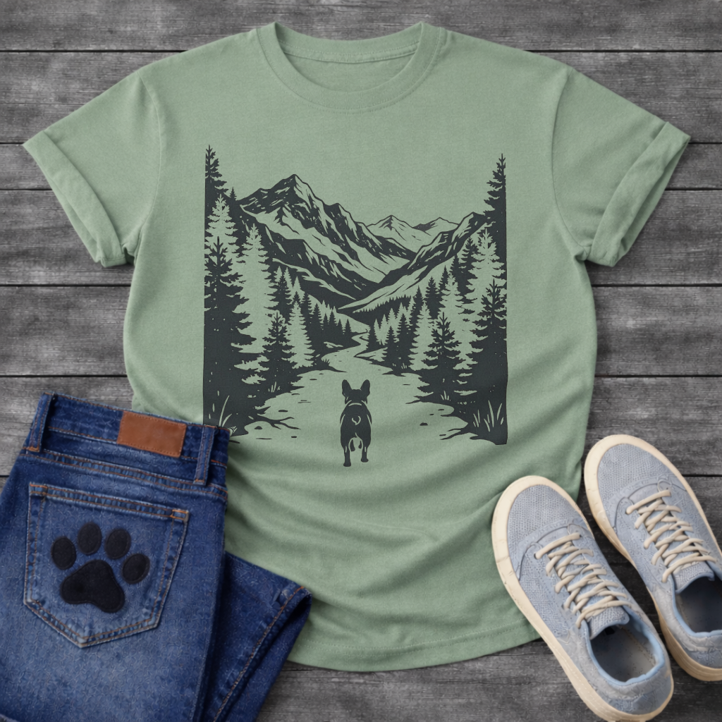 Mountain Forest Frenchie T-Shirt