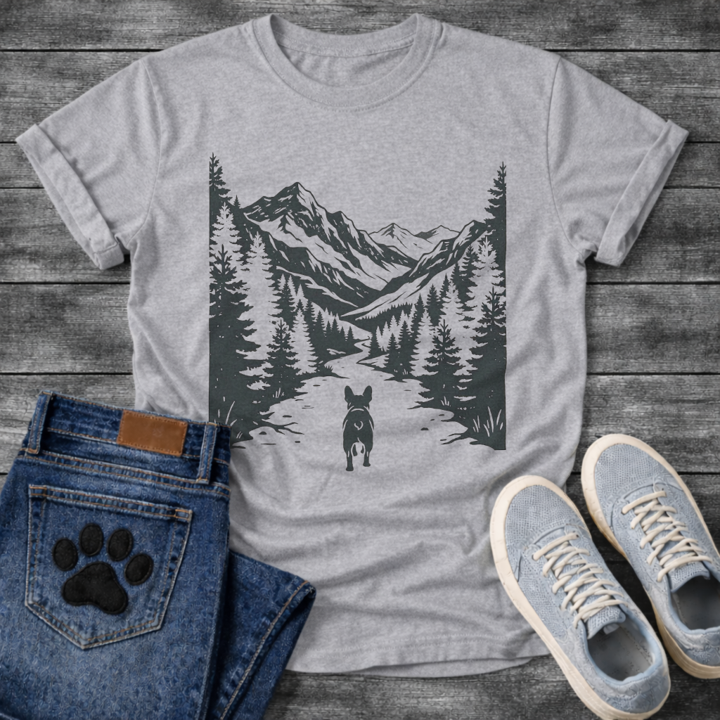 Mountain Forest Frenchie T-Shirt