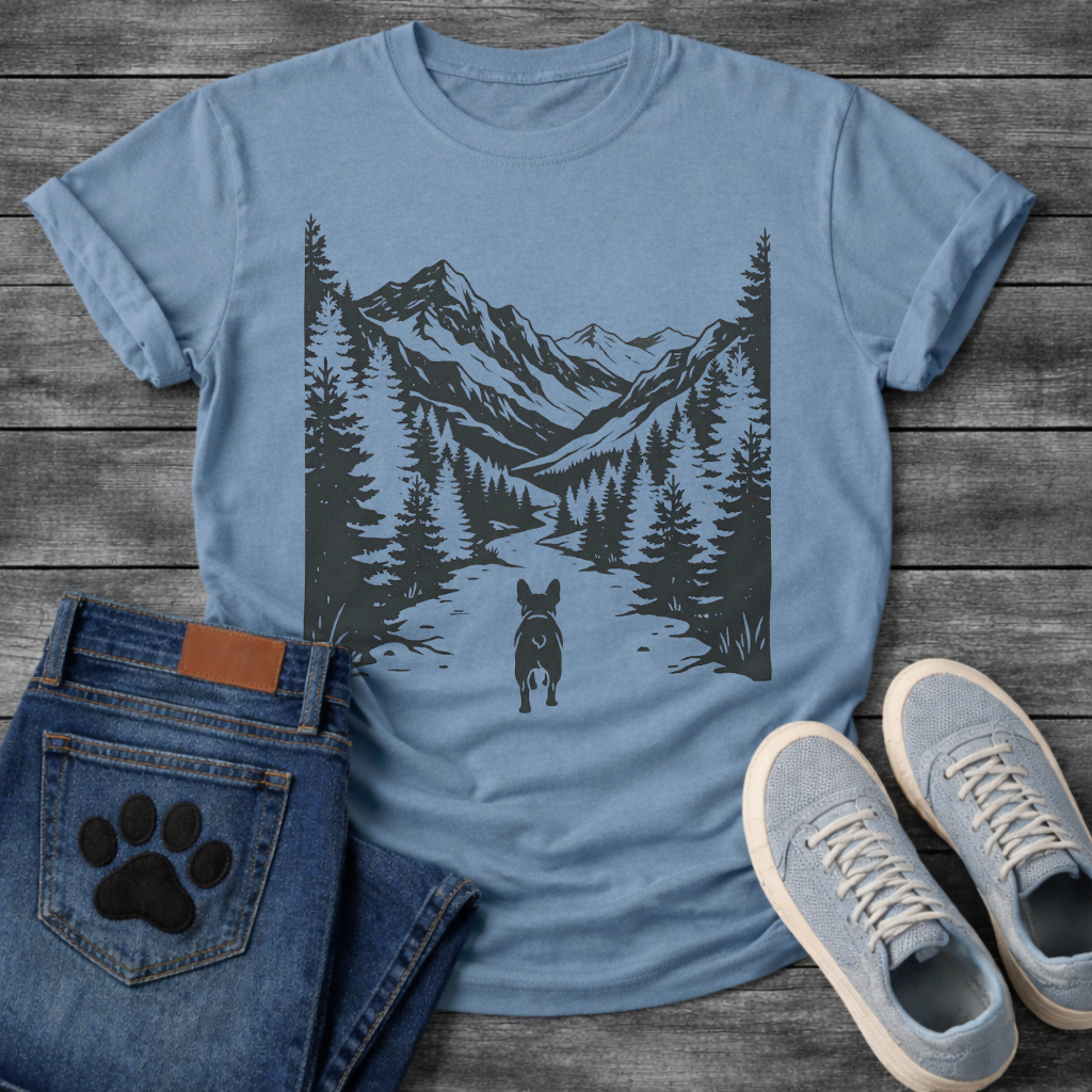 Mountain Forest Frenchie T-Shirt