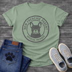 New Frenchie Parent Official Member badge stamp funny dog shirt tee

