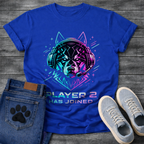 Player 2 Has Joined gaming-style announcement shirt for new dog parents