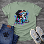 Powder Hound retro ski dog funny winter sports shirt