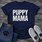 Puppy Mama dog mom shirt, pet lover apparel tee