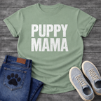 Puppy Mama dog mom shirt, pet lover apparel tee