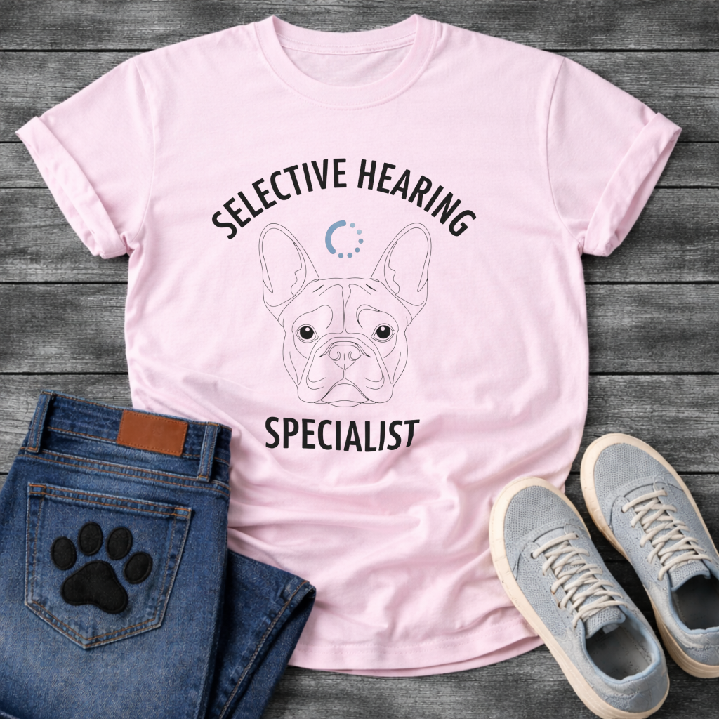 Selective Hearing Specialist funny French Bulldog shirt for dog owners