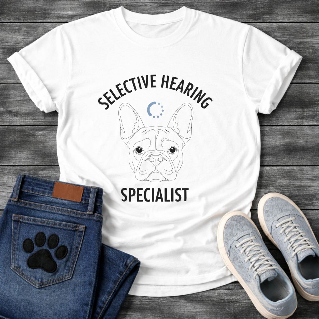 Selective Hearing Specialist funny French Bulldog shirt for dog owners
