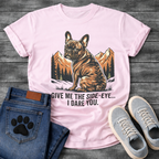 French Bulldog side eye funny dog shirt white unisex tee
