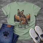 French Bulldog side eye funny dog shirt white unisex tee
