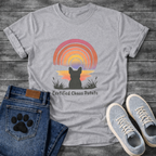 Certified Chaos Potato French Bulldog retro sunset t-shirt funny dog shirt pet lover apparel