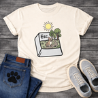 French Bulldog escape key nature scene funny dog shirt graphic unisex tee
