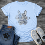 Blue Brindle Club French Bulldog watercolor graphic dog shirt unisex tee