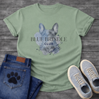 Blue Brindle Club French Bulldog watercolor graphic dog shirt unisex tee